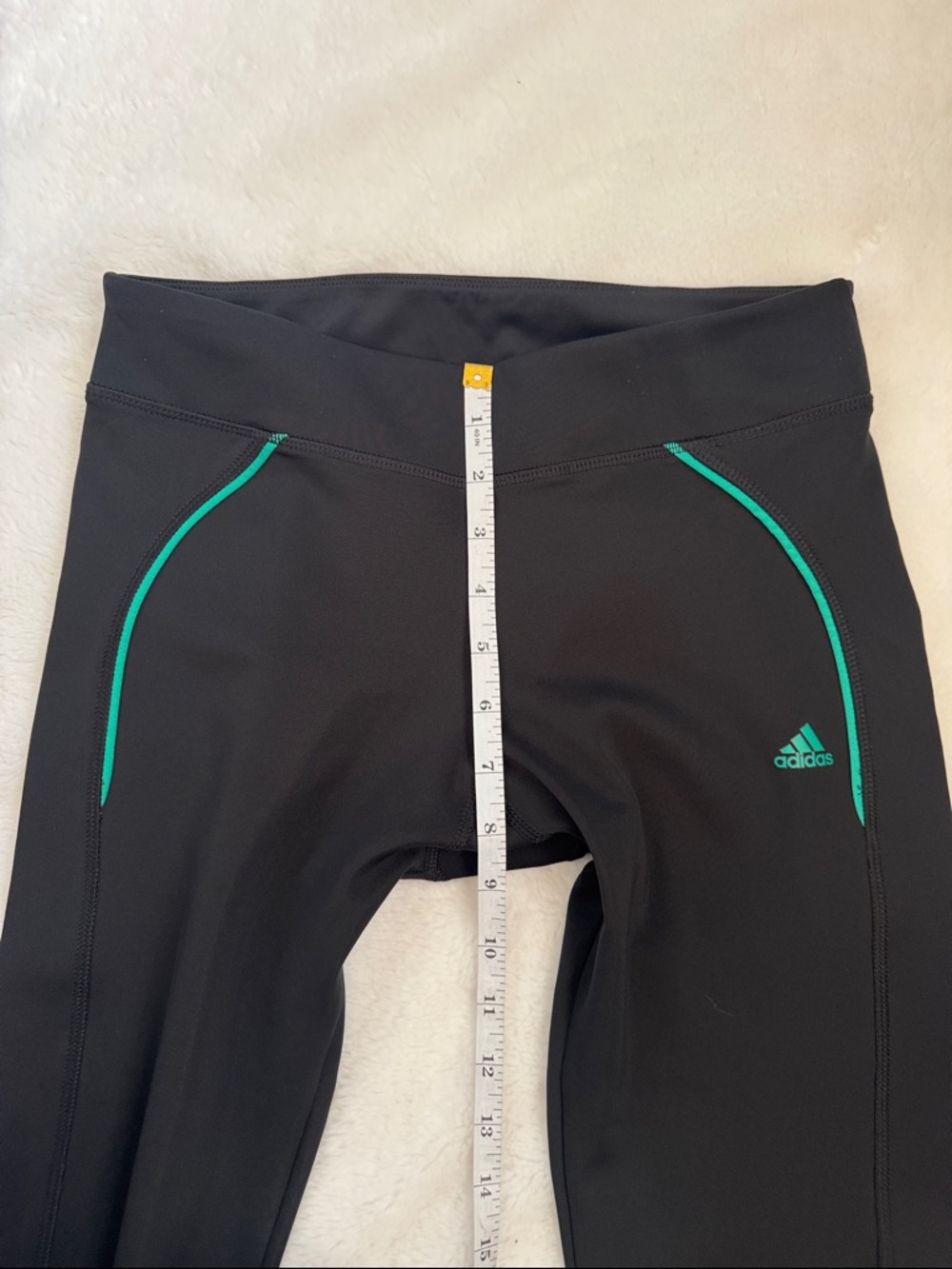 Adidas Black Capri Leggings Size M - Picture 6 of 10